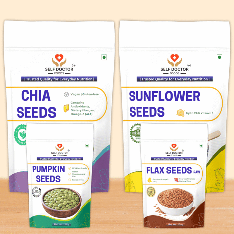 Super Seeds Combo 1 kg | Nutrient-Rich, Clean & Premium Quality